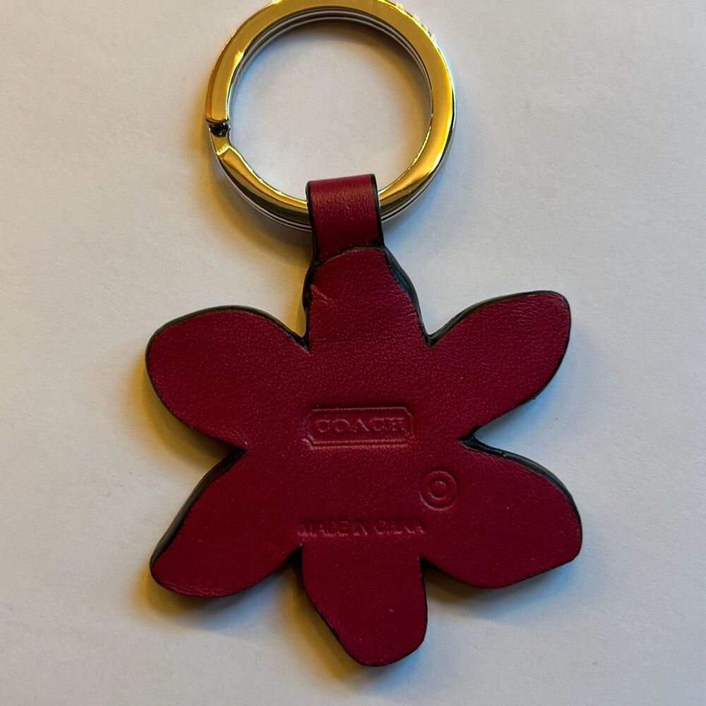 COACH Flower Keychain - Picture 4 of 6